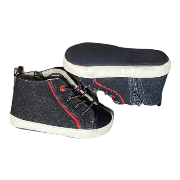 Tommy Hilfiger Toddler Hightop Sneakers Size 3C - Picture 2 of 6